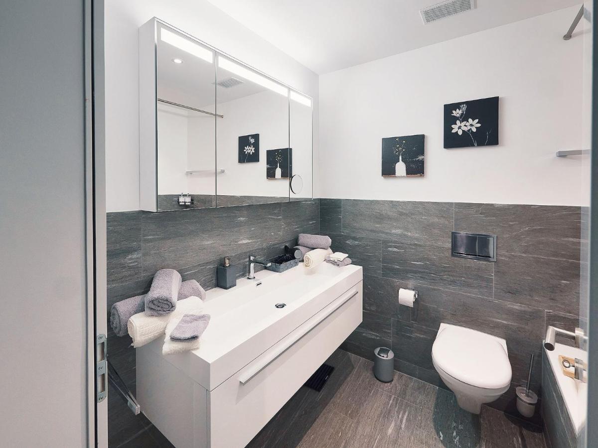 Montanas - Luxuswohnung Mit Kamin - Nahe Caumasee & Talstation Flims Exterior foto